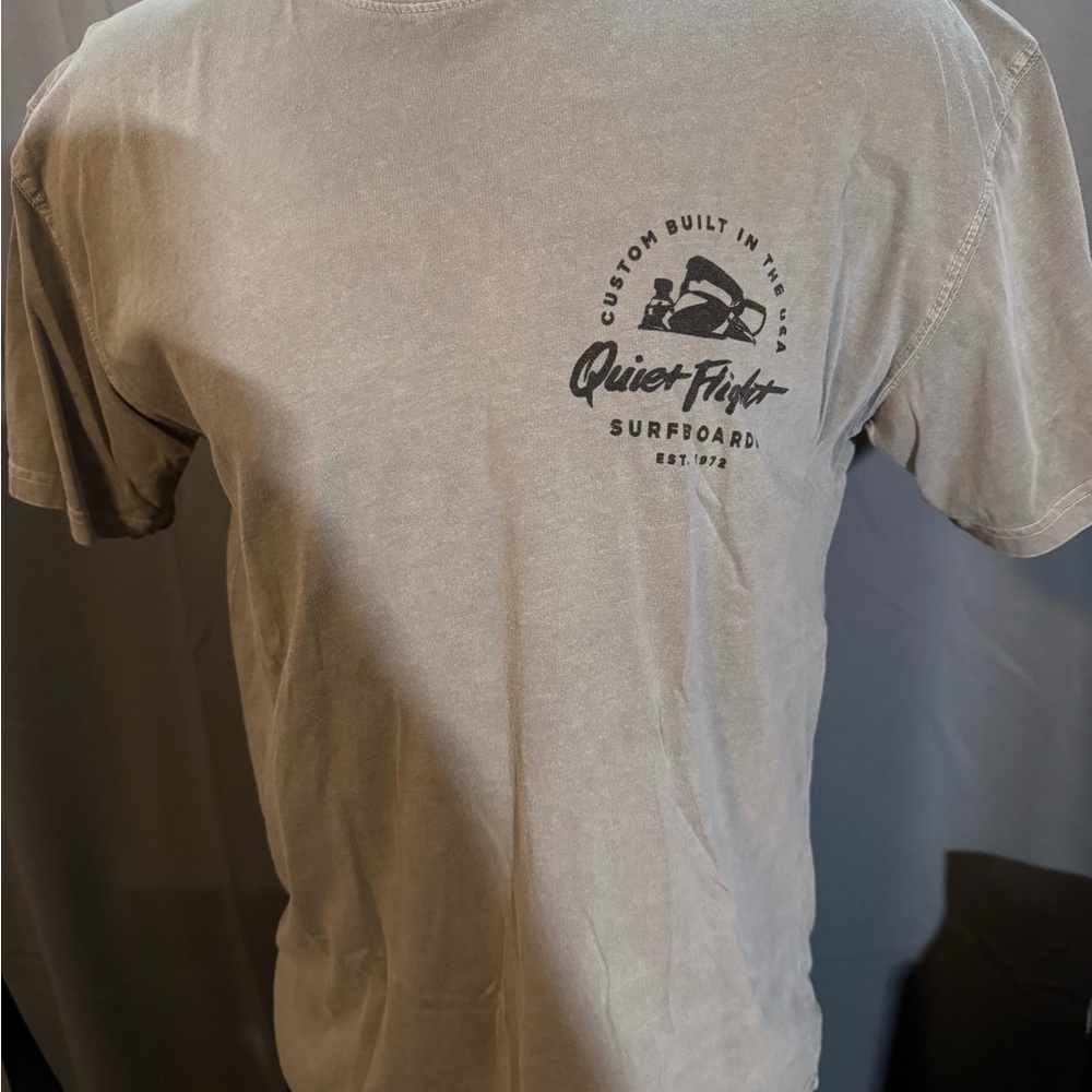 Gray Quiet Flight tee